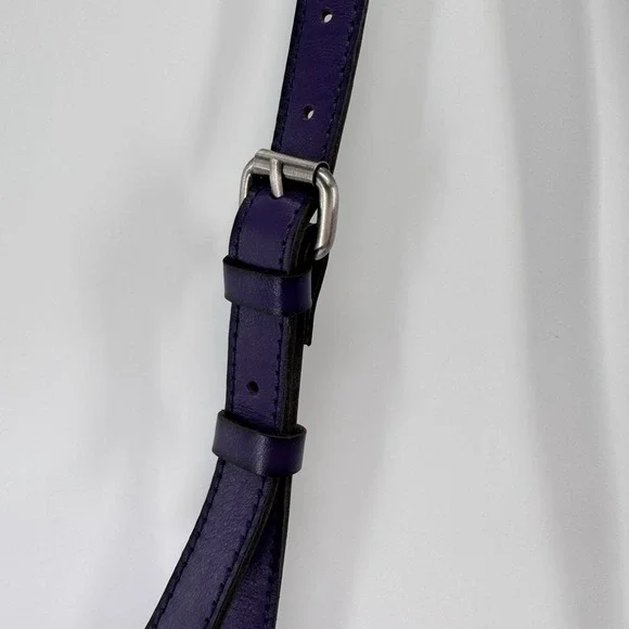 Patricia Nash Annecy Flap Violet Embroidered Crossbody Bag Butterfly Flap - Picture 9 of 16